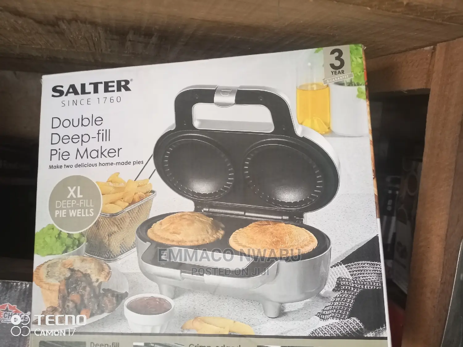 Salter Double Deep Fill Pie Maker.