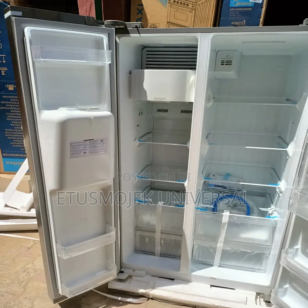 Midea Side by Side Massive Refrigerator With Microwave An