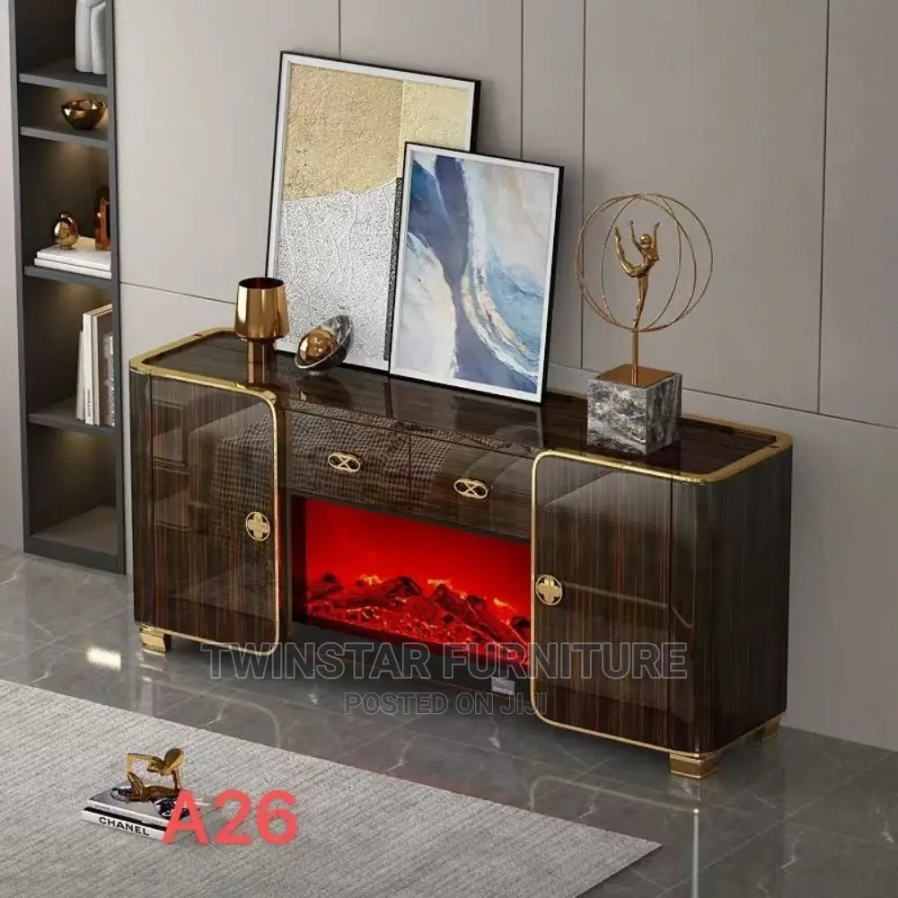 New Modern Royal Fireplace TV Stand