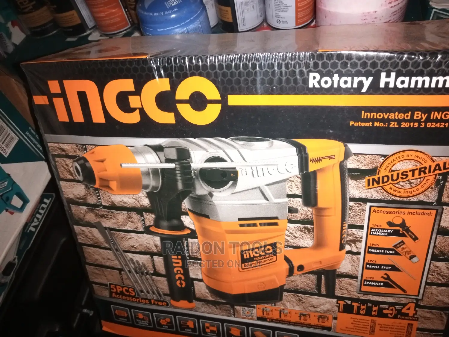 Ingco Rotary Hammer Machine, 1800w