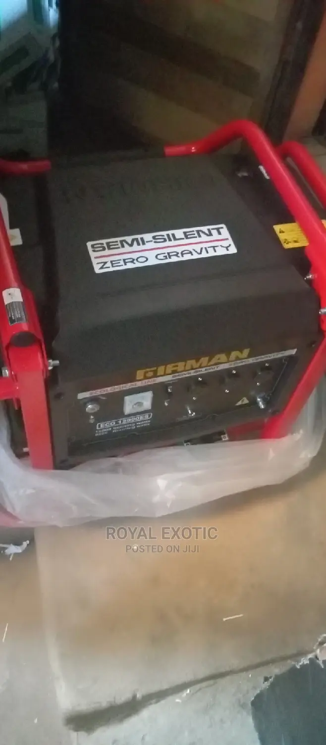 10kva Original Fireman Semi Silent Generator, Key Start