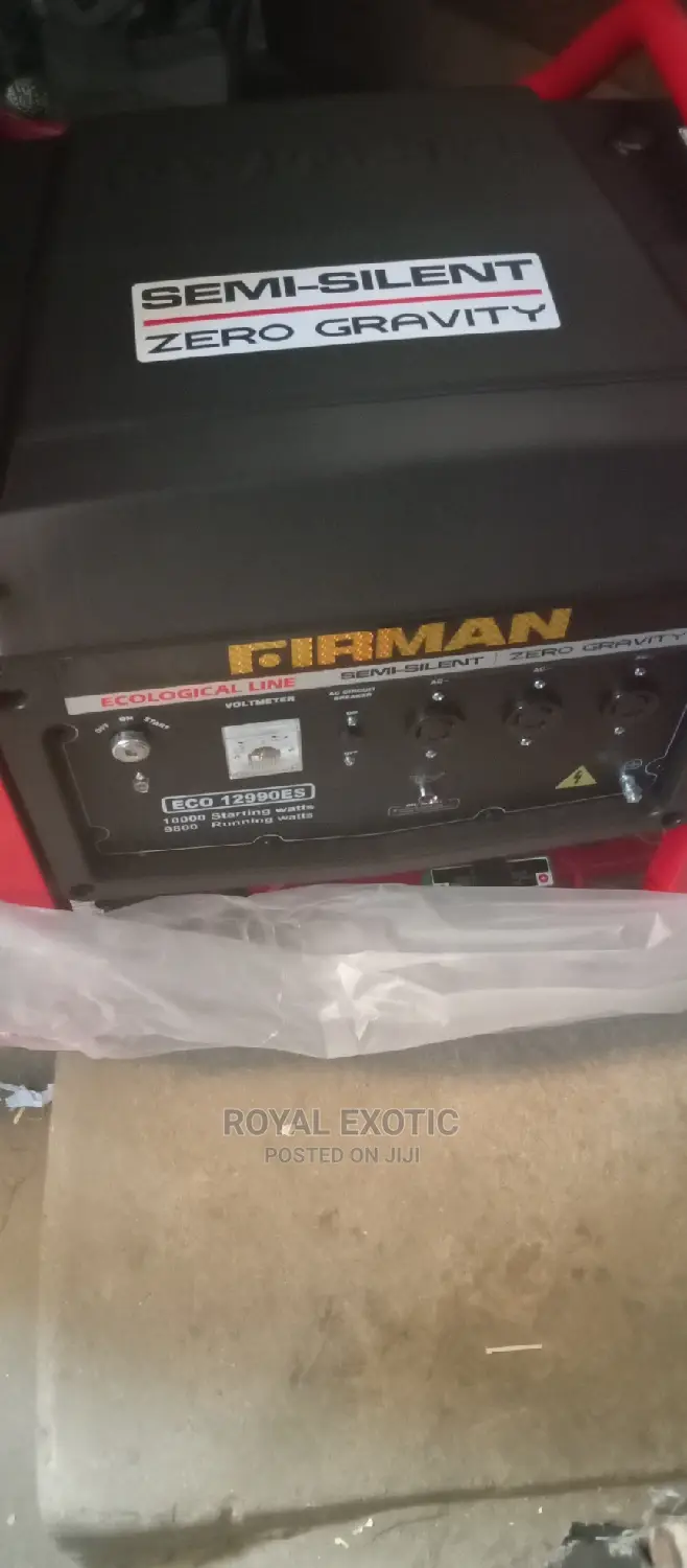 10kva Original Fireman Semi Silent Generator, Key Start