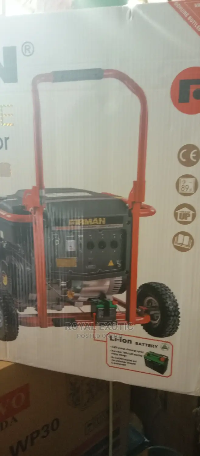 10kva Original Fireman Semi Silent Generator, Key Start