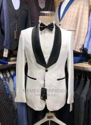 Men Suit (Cream/ White Color)