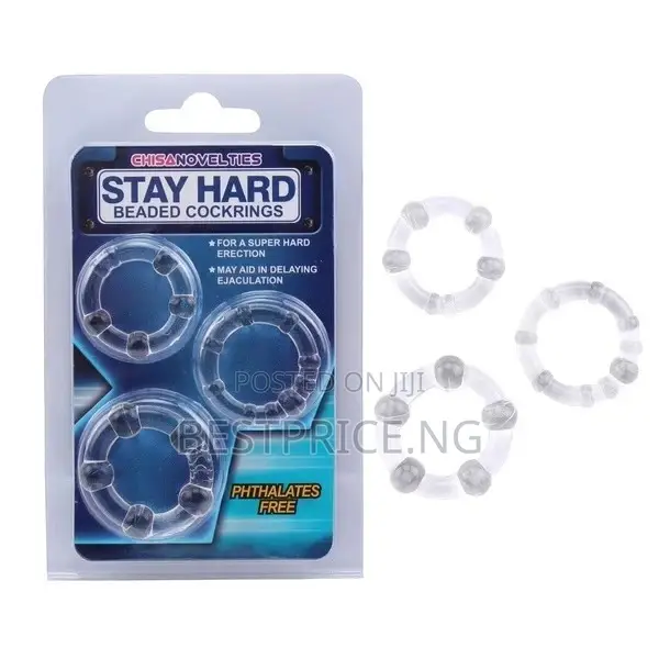 Super Erection Enhancing Delay Ejaculation Penis Rings Set