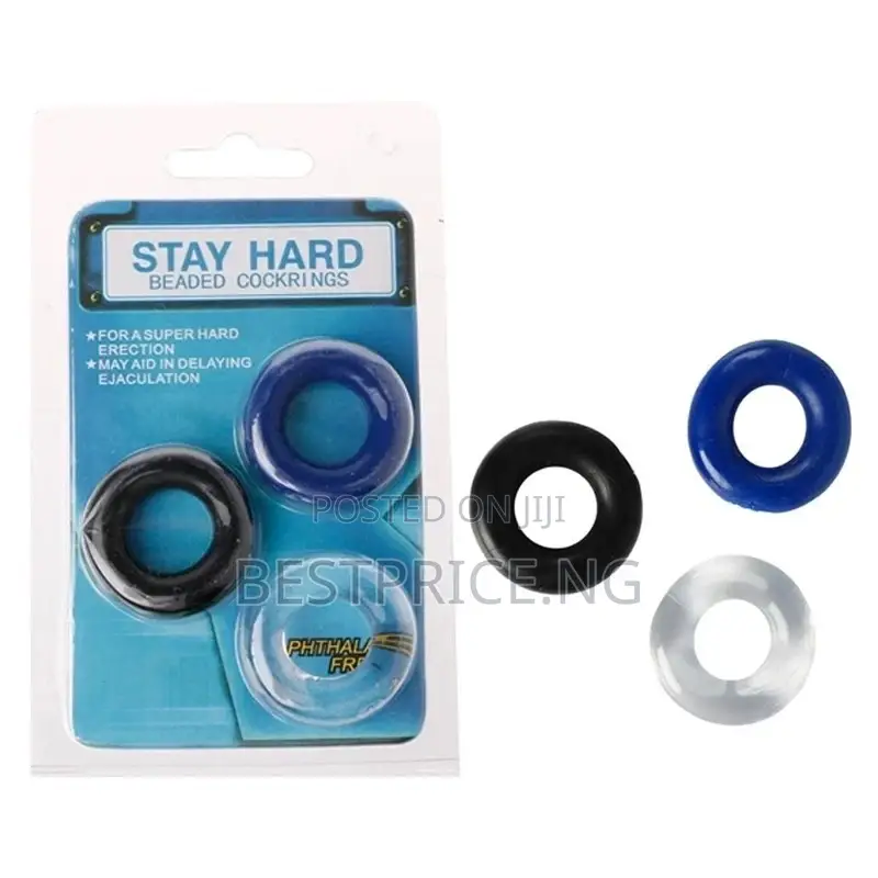 Super Erection Enhancing Delay Ejaculation Penis Rings Set