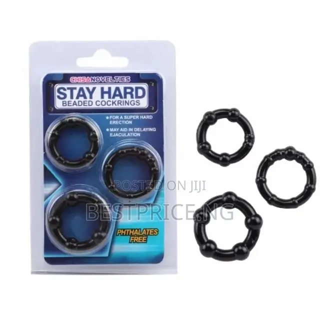 Super Erection Enhancing Delay Ejaculation Penis Rings Set