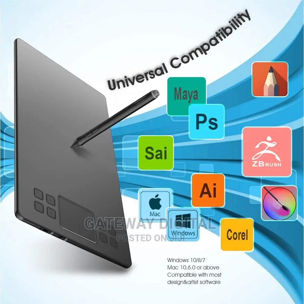 Drawing Tablet VEIKK A50 Graphics Tablet With Battery-Free