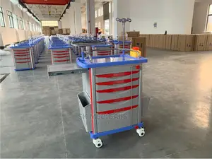 Emergency Trolley or Crash Cart or Anesthetic Trolley