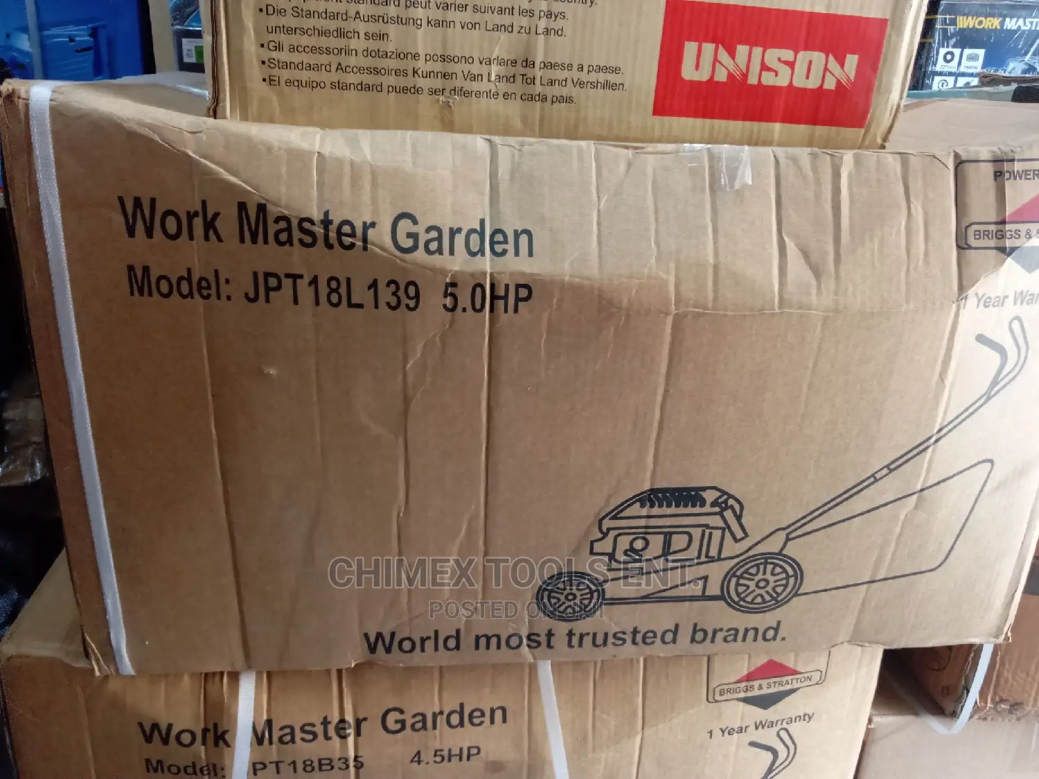 Hand Lawn Mower Work Master