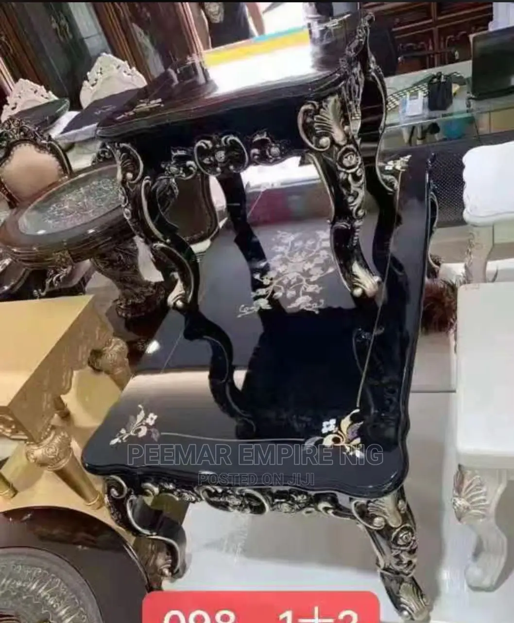 Original Executive Imported Royal Center Table With 2 Sides