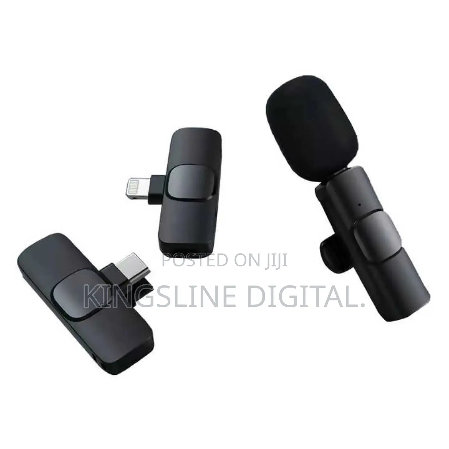 Wireless Lavalier Microphone for iPhone iPad and Android.