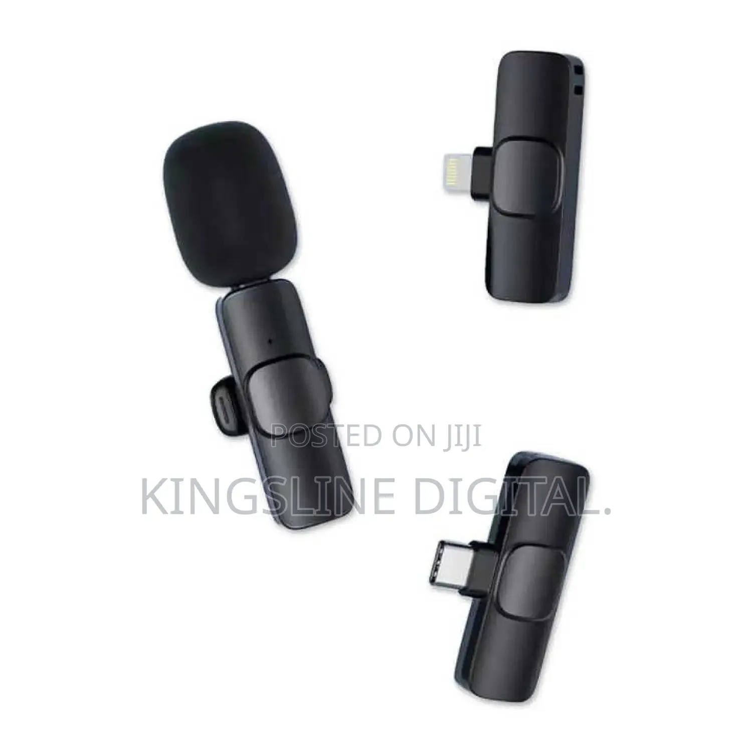 Wireless Lavalier Microphone for iPhone iPad and Android.
