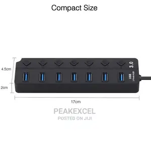 USB Hub 3.0 5gbps High Speed 7port USB 3.0 Hub Splitter