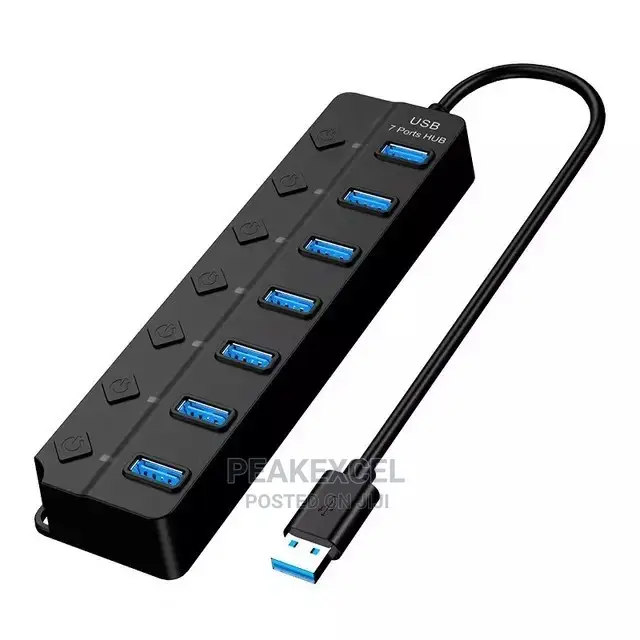 USB Hub 3.0 5gbps High Speed 7port USB 3.0 Hub Splitter