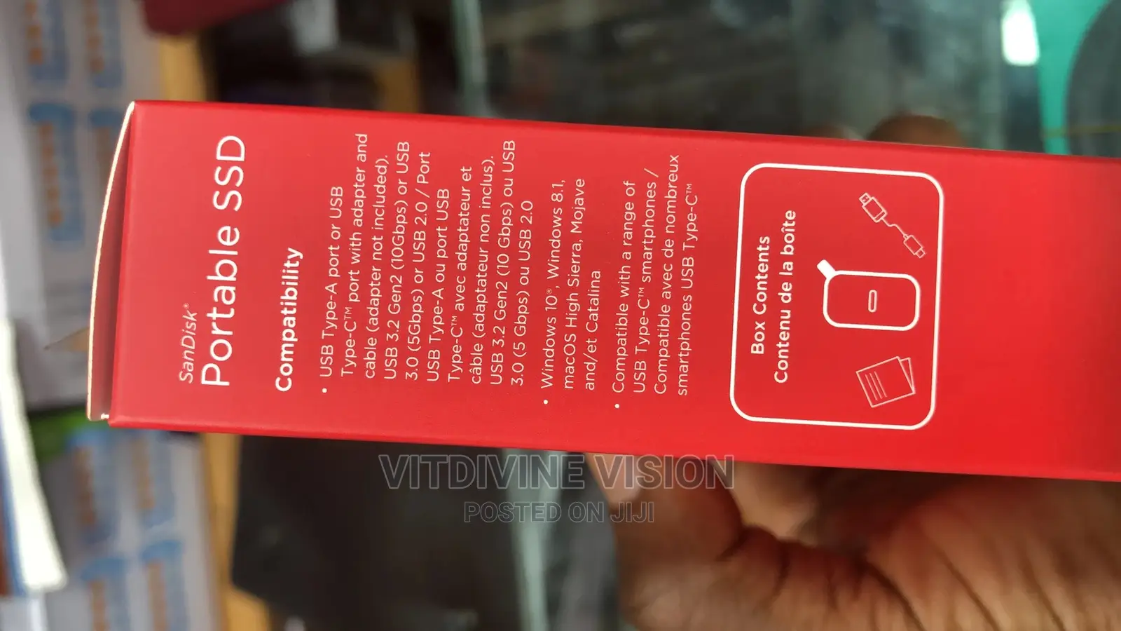 Sandisck 1tb SSD External Hard Drive/800mbs