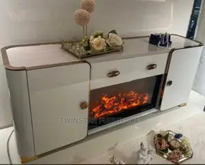 New Modern Royal Fireplace TV Stand