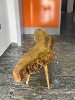 Waiting Sit Made of Cut Tree