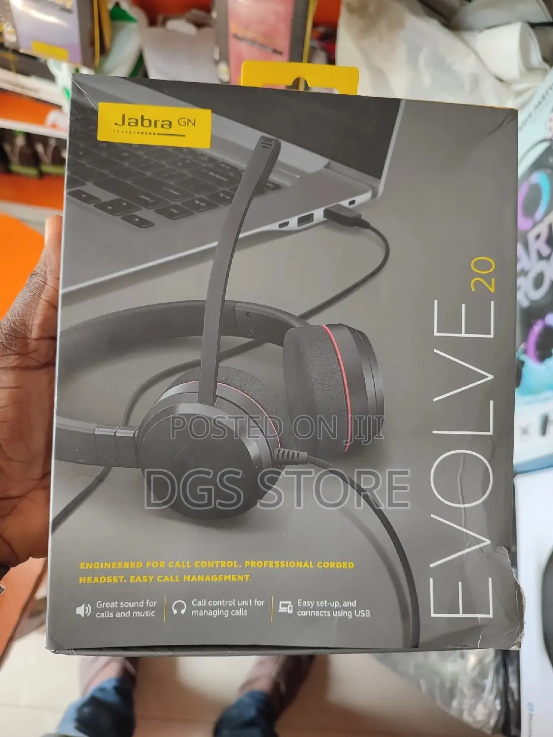 Jabra Evolve 20 UC Wired Stereo Headphone