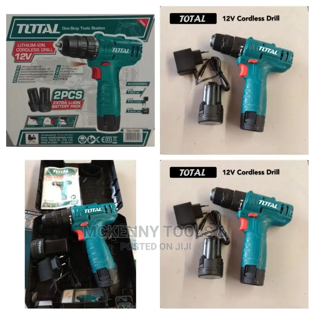 Drill Cordless Drill 12V TOTAL One-Stop Tools Station