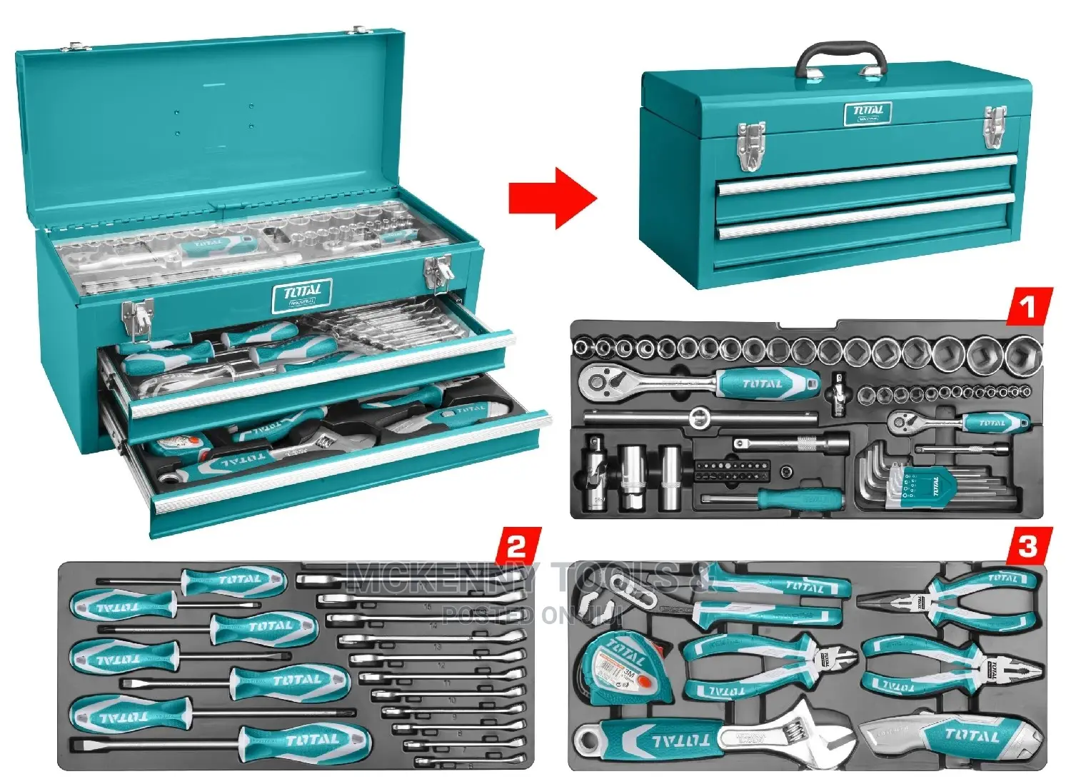 97 Pcs Tool Chest Set