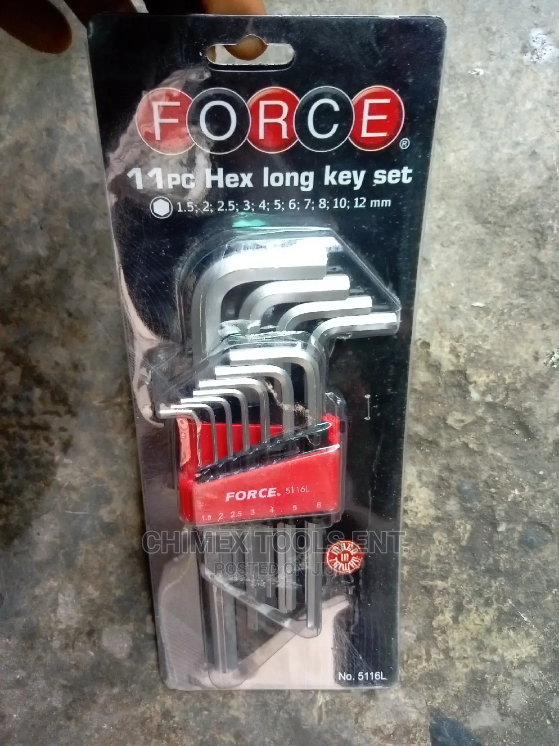Allen Key Set Force Brand