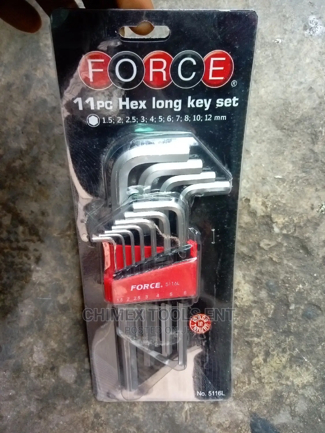 Allen Key Set Force Brand