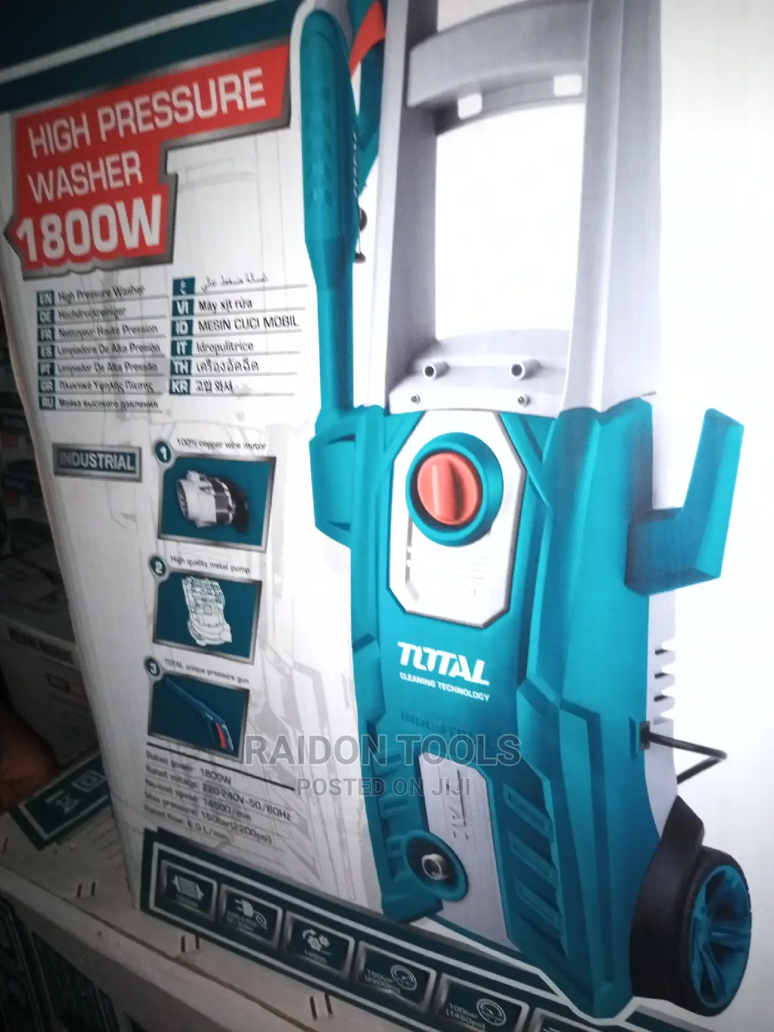 Total Pressure Washing Machine 1800w