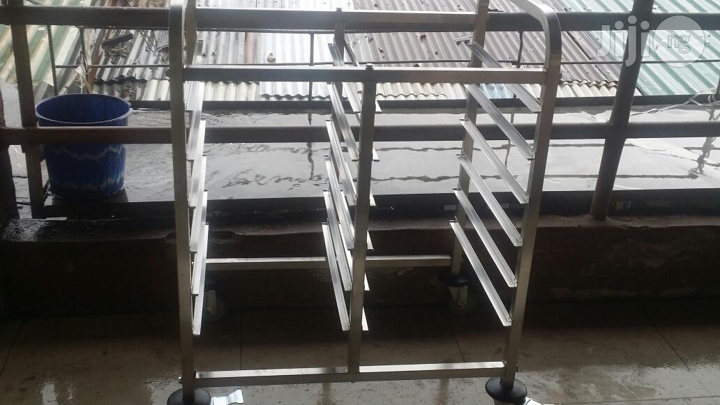 Stainless Steel Service Trolley