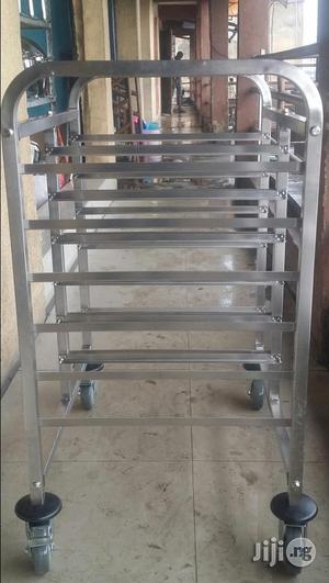 Stainless Steel Service Trolley