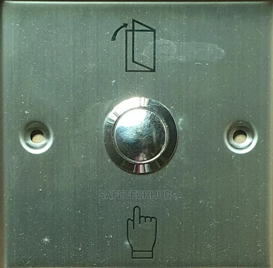 Concept Plus Access Control Square Metal Exit Button