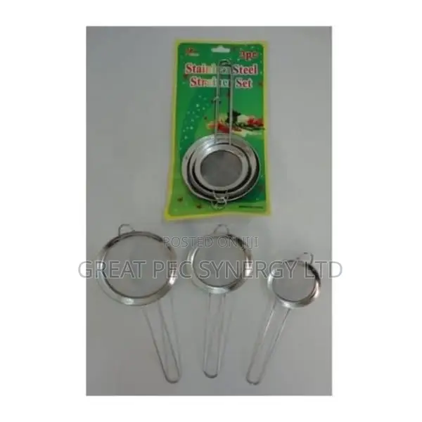 Stainless Steel Strainer - 3 Set