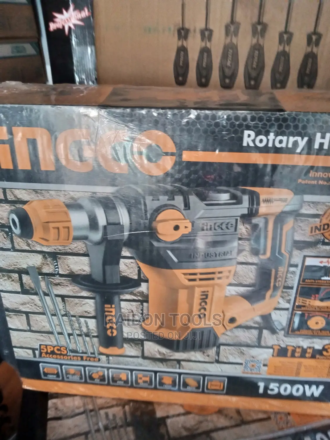 Ingco Rotary Hammer Machine 1500W
