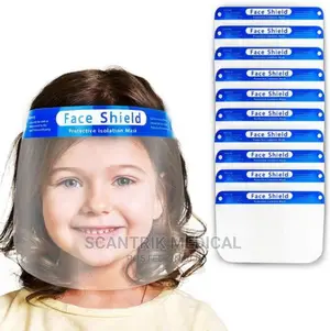 Face Shield for Kids, Sneeze Guard, Reusable, Adjustable