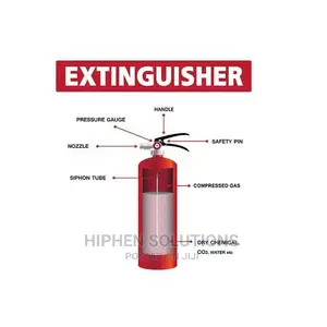 Easy Instructions Emergency 6kg Fire Extinguisher
