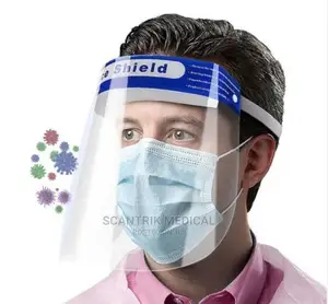 Face Shield Plastic Anti-Fog With Foam Headband