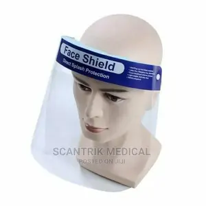 Plastic Non-Disposable Face Shield for COVID-19 Protection