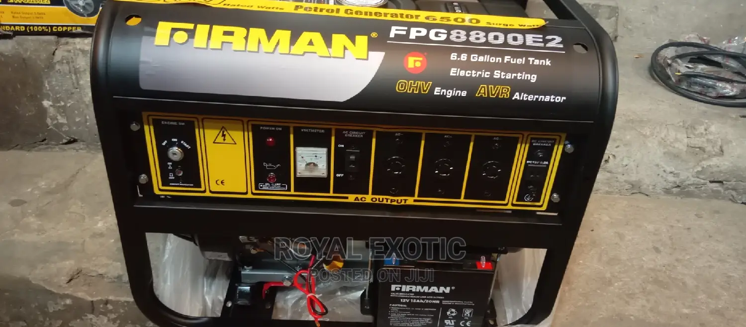 8.5kva Original Sumec Fireman, Key Starter, 100% Copper
