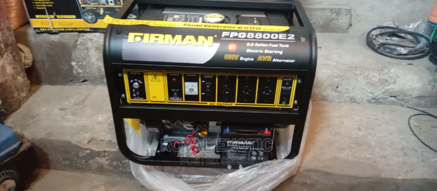 8.5kva Original Sumec Fireman, Key Starter, 100% Copper