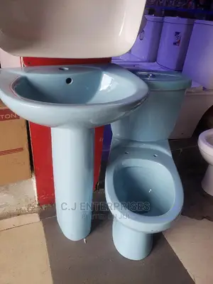 Blue Color Wc Set