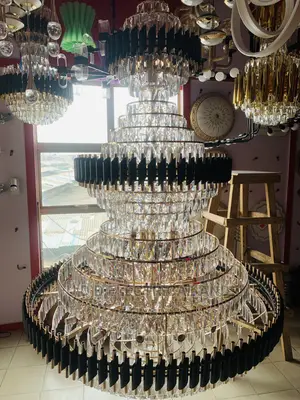 Crystal Chandelier By1200 Dubai Light Very Quality