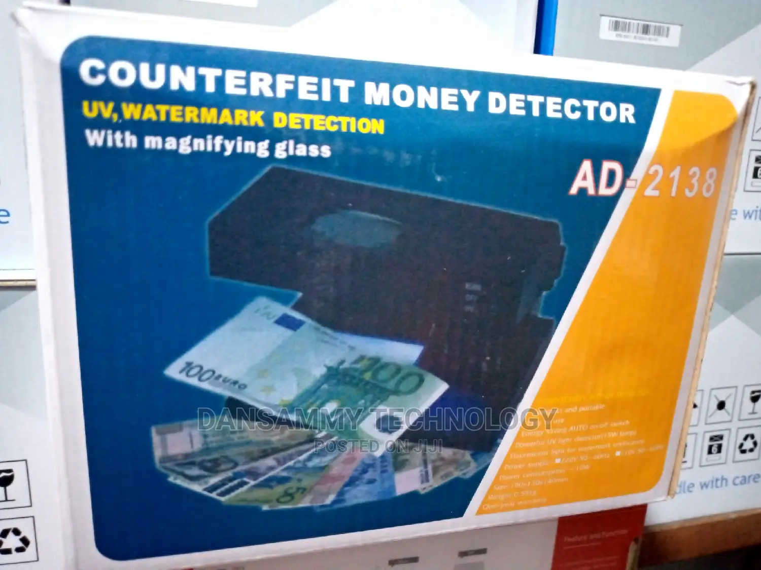 Ad-2138 Fake Money Detector Uv/Mg