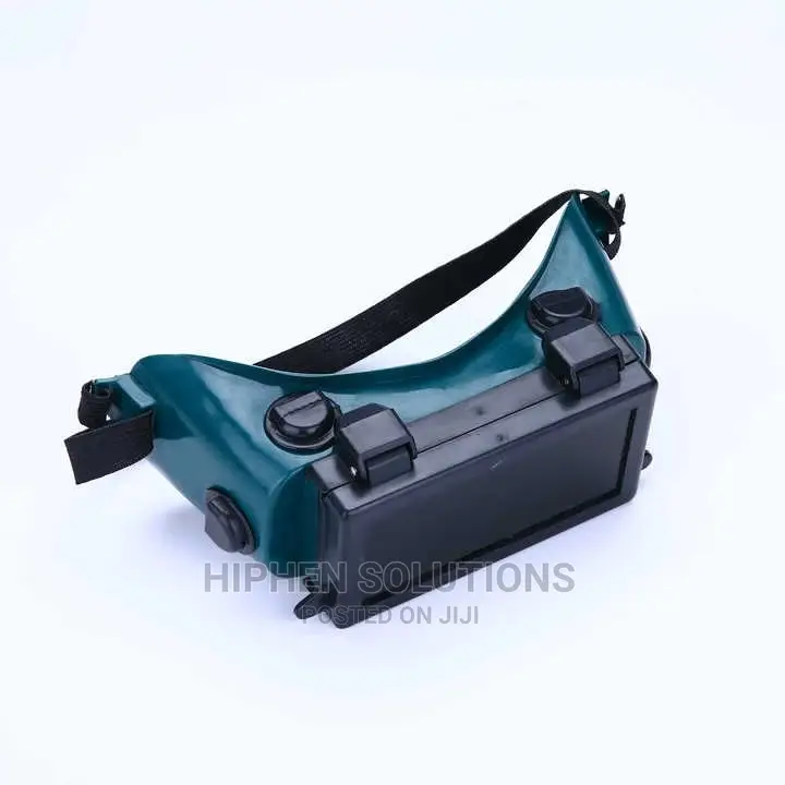 Construction Workers Shielding Welding Goggles