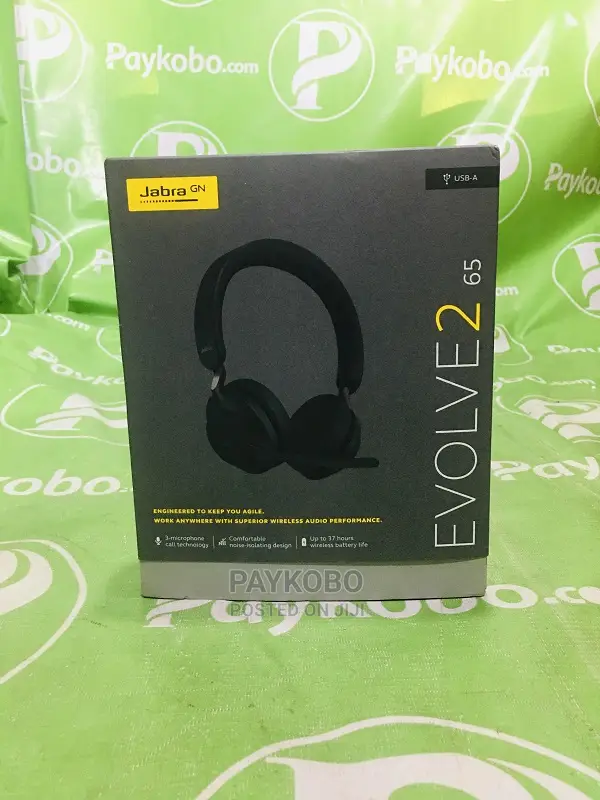 Jabra Evolve2 65 Stereo Wireless on-Ear Usb-a Ms Headset