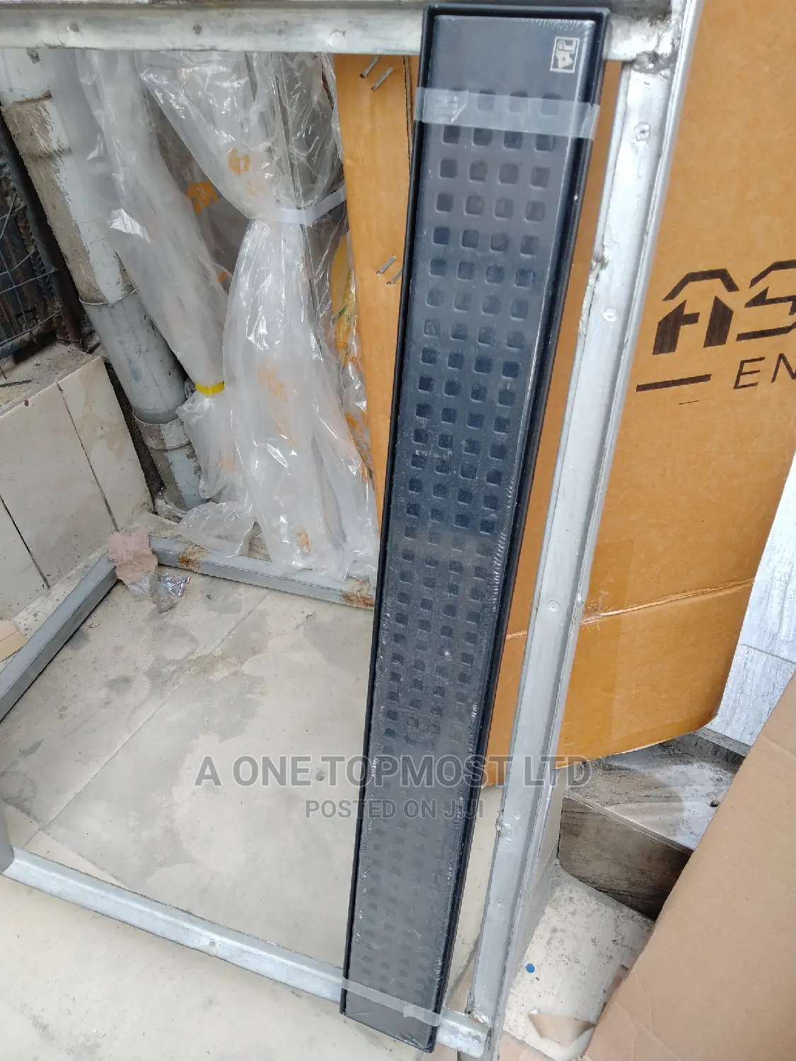 Black Linear Floor Drain (60cm)