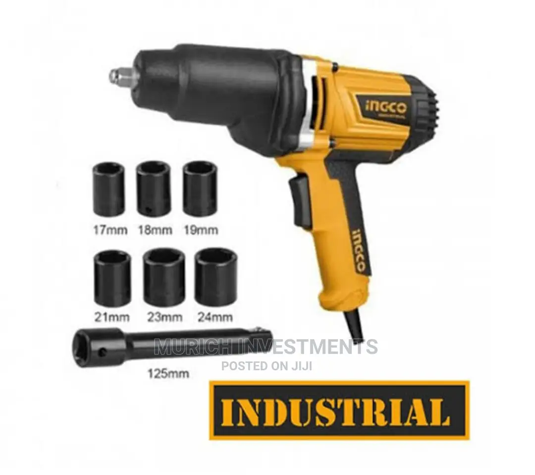 550NM Electric Impact Wrench KIT 1050W 1/2" Drive