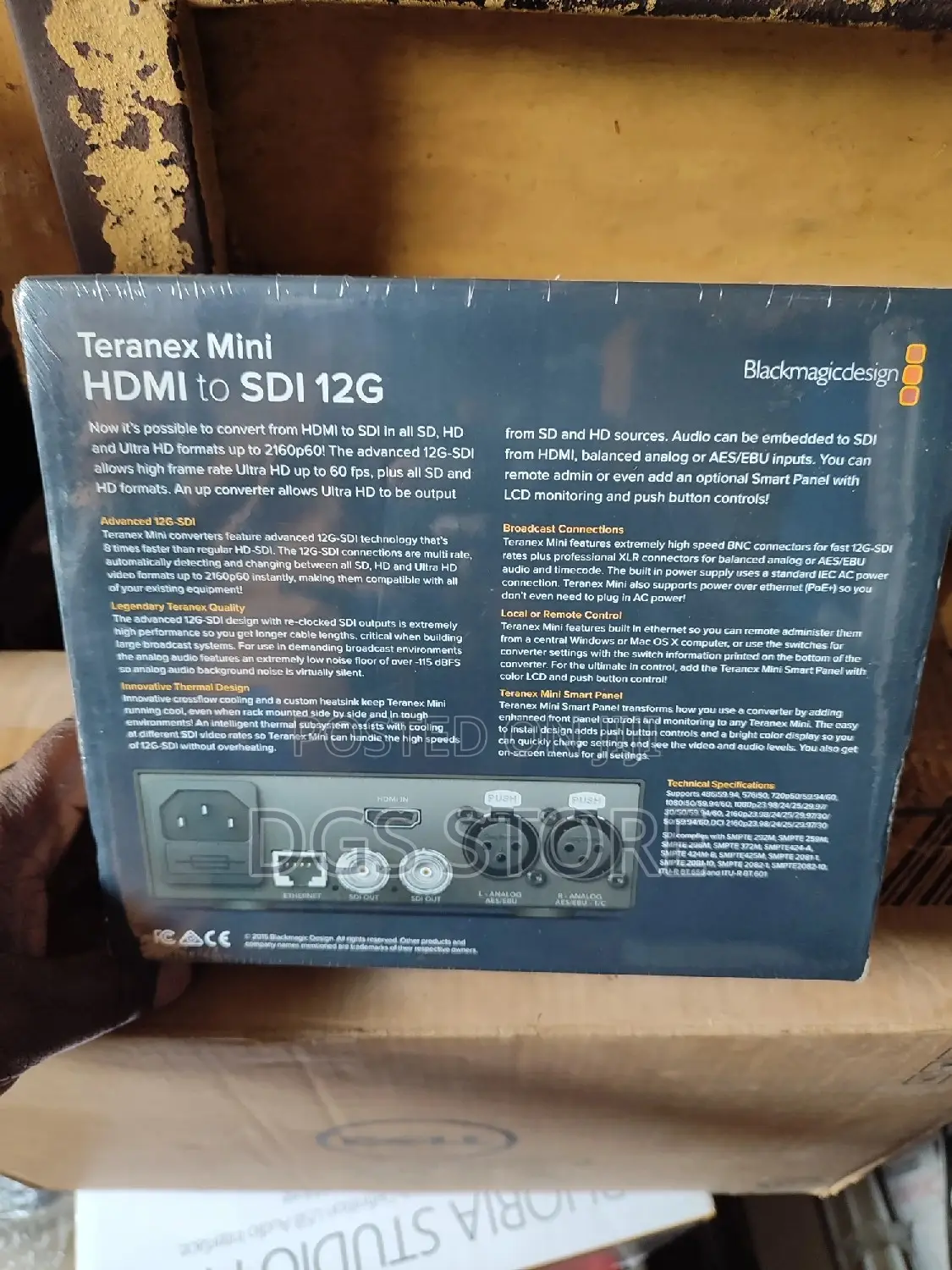 Blackmagic Teranex Mini HDMI to SDL 12G Converter