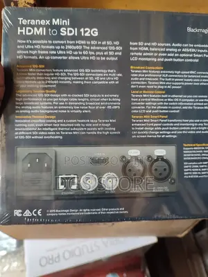 Blackmagic Teranex Mini HDMI to SDL 12G Converter