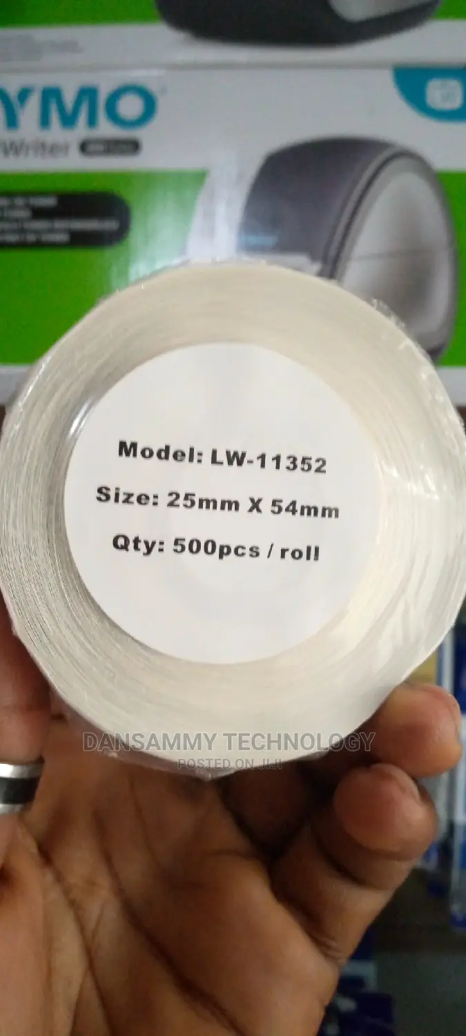 25mm×54mm Dymo Label Sticker