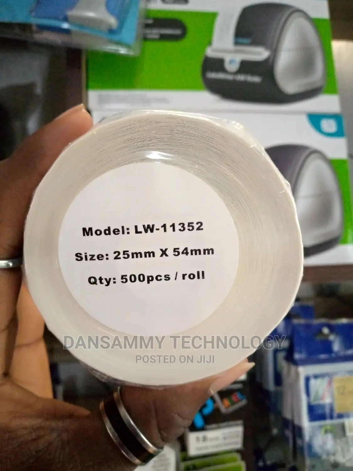 25mm×54mm Dymo Label Sticker